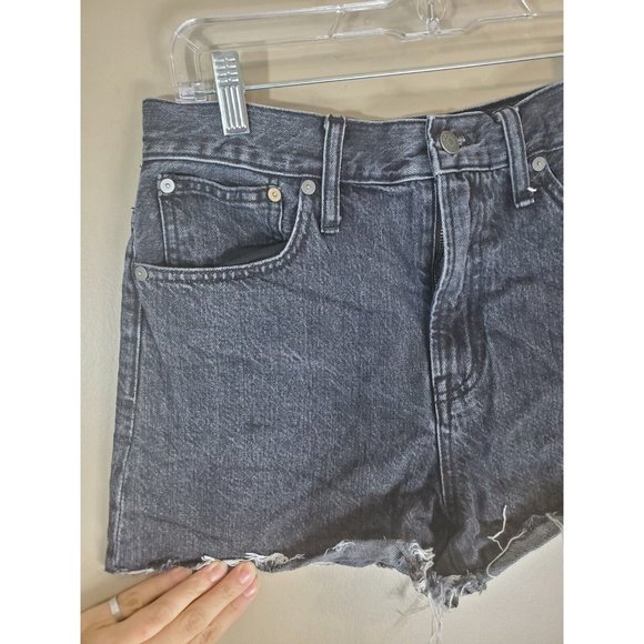 Madewell The Perfect Jean Short Black, Size 27, Style L4404, RN 77388 - Picture 2 of 7